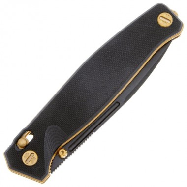Нож складной Real Steel Huginn BlackGold G10, клинок VG-10, 9,3см